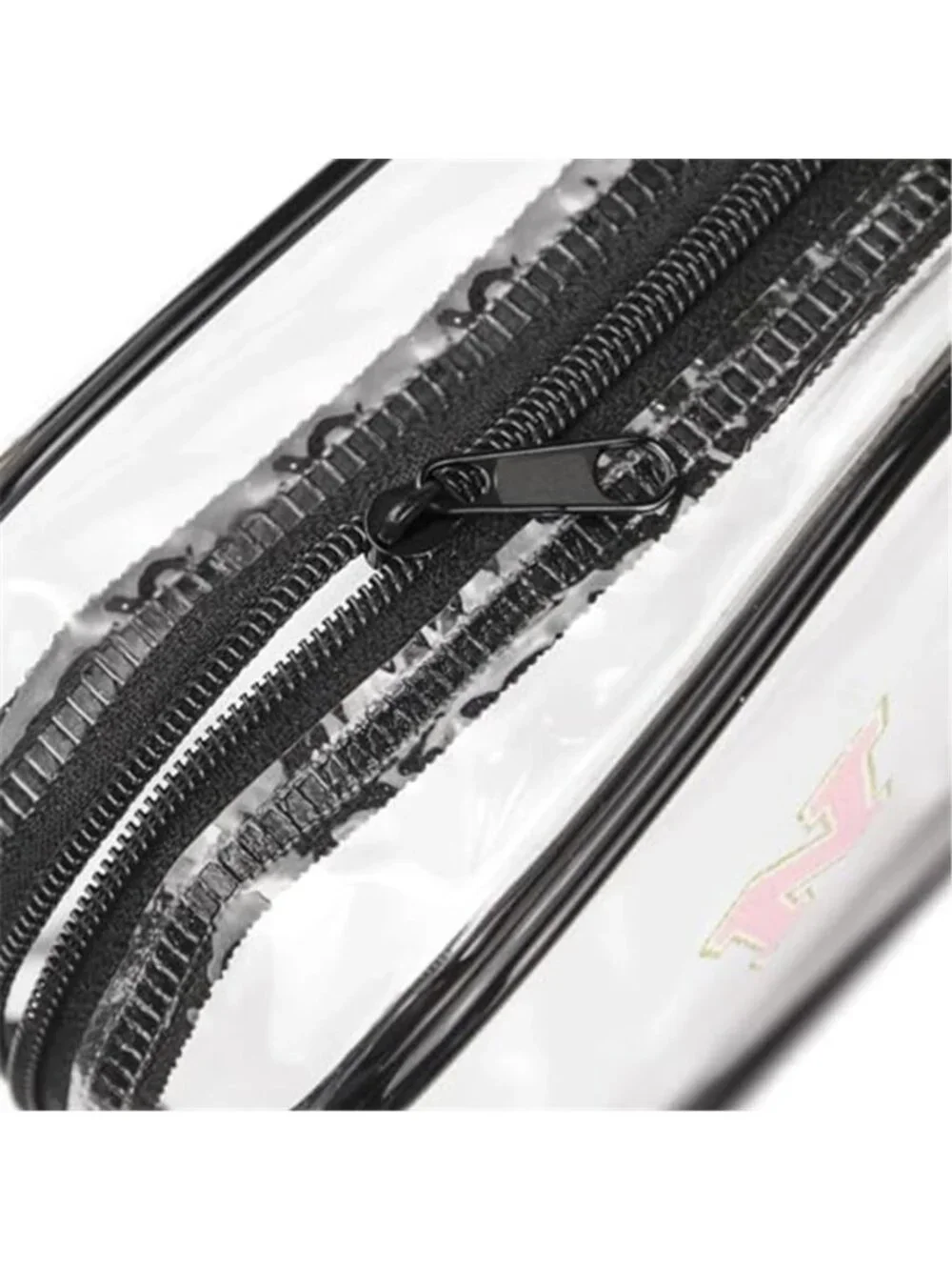 Clear TSA Approved Toiletry Bag Travel Makeup Cosmetic Organizer Zip Pouch PVC
